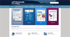 Desktop Screenshot of harborsidepress.com